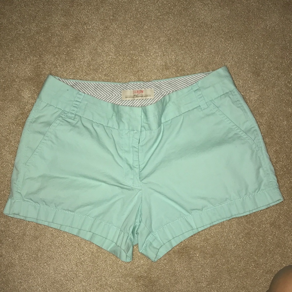 J. Crew 100% cotton chino broken-in shorts